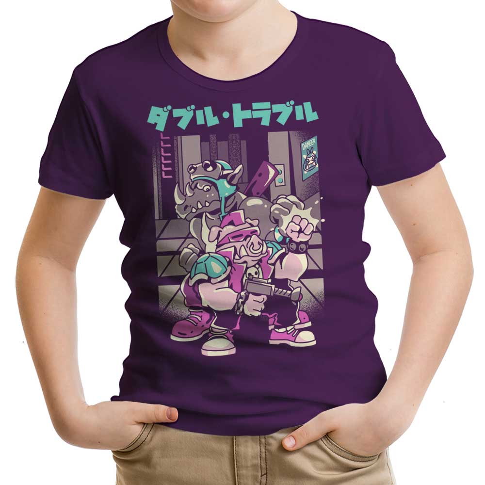 Trouble in Double Youth Apparel - Adult & Kids T-Shirts, Sweatshirts & Hoodies apparel design preview 1