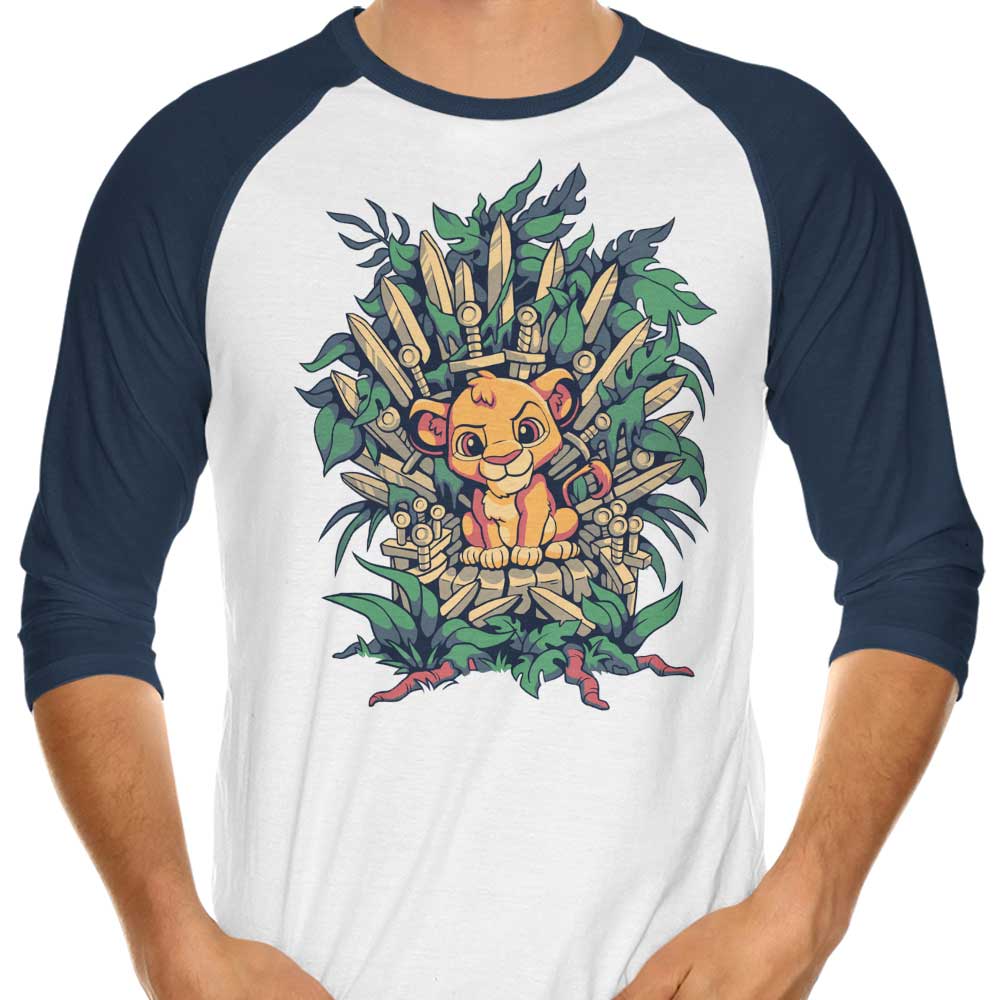 True King 3/4 Sleeve Raglan - Adult & Kids T-Shirts, Sweatshirts & Hoodies apparel design preview 1