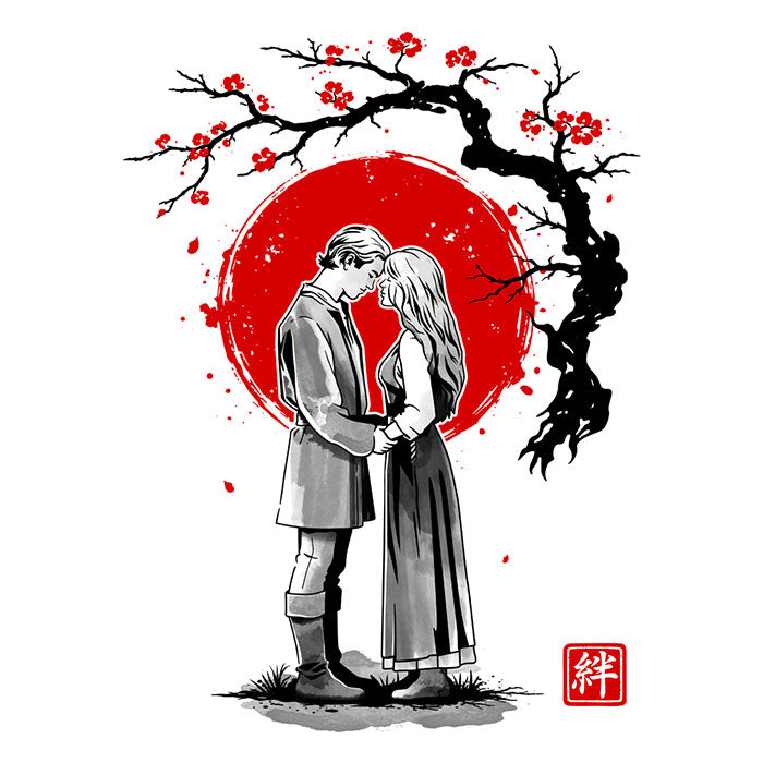 True Love Sumi-e - Adult & Kids T-Shirts, Sweatshirts & Hoodies apparel design preview 2