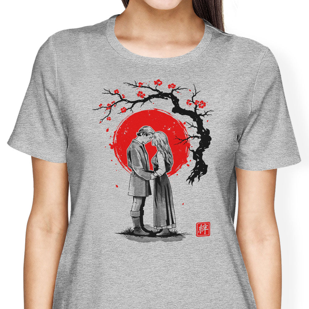 True Love Sumi-e Women's Apparel - Adult & Kids T-Shirts, Sweatshirts & Hoodies apparel design preview 2