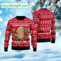 Trump Merry Christmas Snowflake Ugly Sweater product image