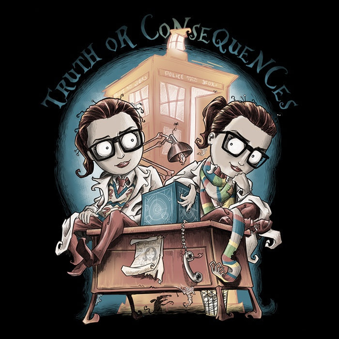 Truth or Consequences - Adult & Kids T-Shirts, Sweatshirts & Hoodies apparel design preview 2