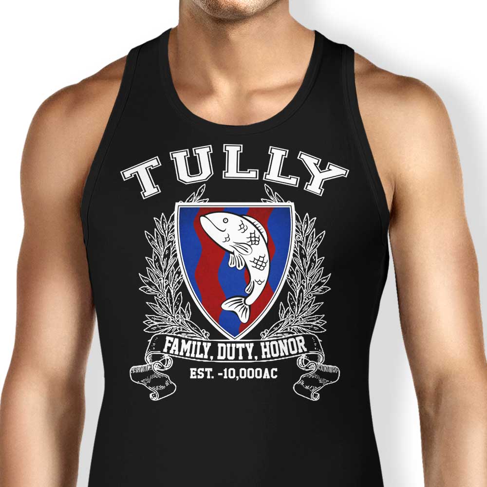 Tully University Tank Top - Adult & Kids T-Shirts, Sweatshirts & Hoodies apparel design preview 1