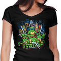 Turtle Pilgrim Women's V-Neck - Adult & Kids T-Shirts, Sweatshirts & Hoodies apparel design preview 1