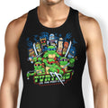 Turtle Pilgrim Tank Top - Adult & Kids T-Shirts, Sweatshirts & Hoodies apparel design preview 1