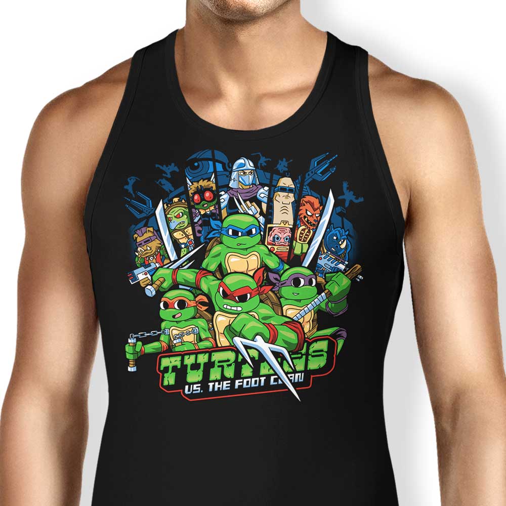 Turtle Pilgrim Tank Top - Adult & Kids T-Shirts, Sweatshirts & Hoodies apparel design preview 1