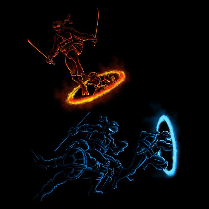 Turtle Portal Men's Apparel - Adult & Kids T-Shirts, Sweatshirts & Hoodies apparel design preview 2