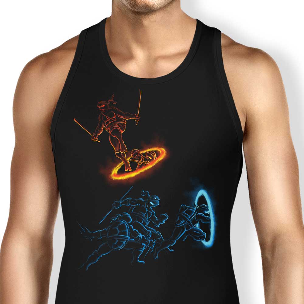 Turtle Portal Tank Top - Adult & Kids T-Shirts, Sweatshirts & Hoodies apparel design preview 1