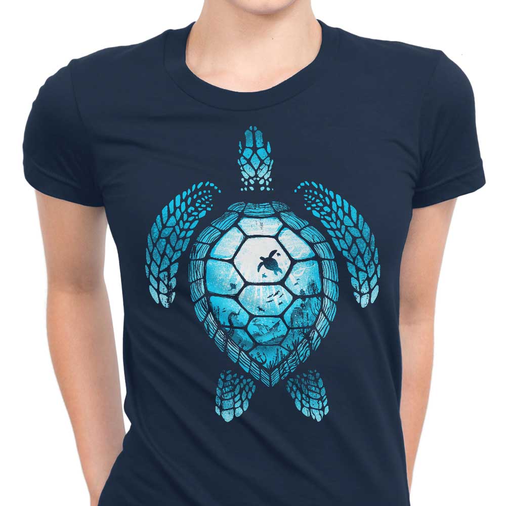 Turtle Silhouette Women's Apparel - Adult & Kids T-Shirts, Sweatshirts & Hoodies apparel design preview 1