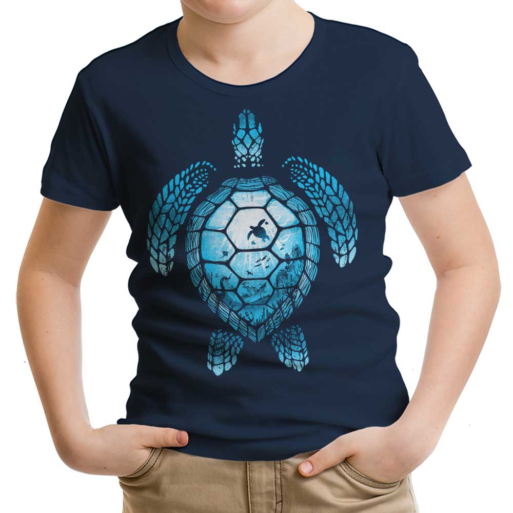Turtle Silhouette Youth Apparel - Adult & Kids T-Shirts, Sweatshirts & Hoodies apparel design preview 1