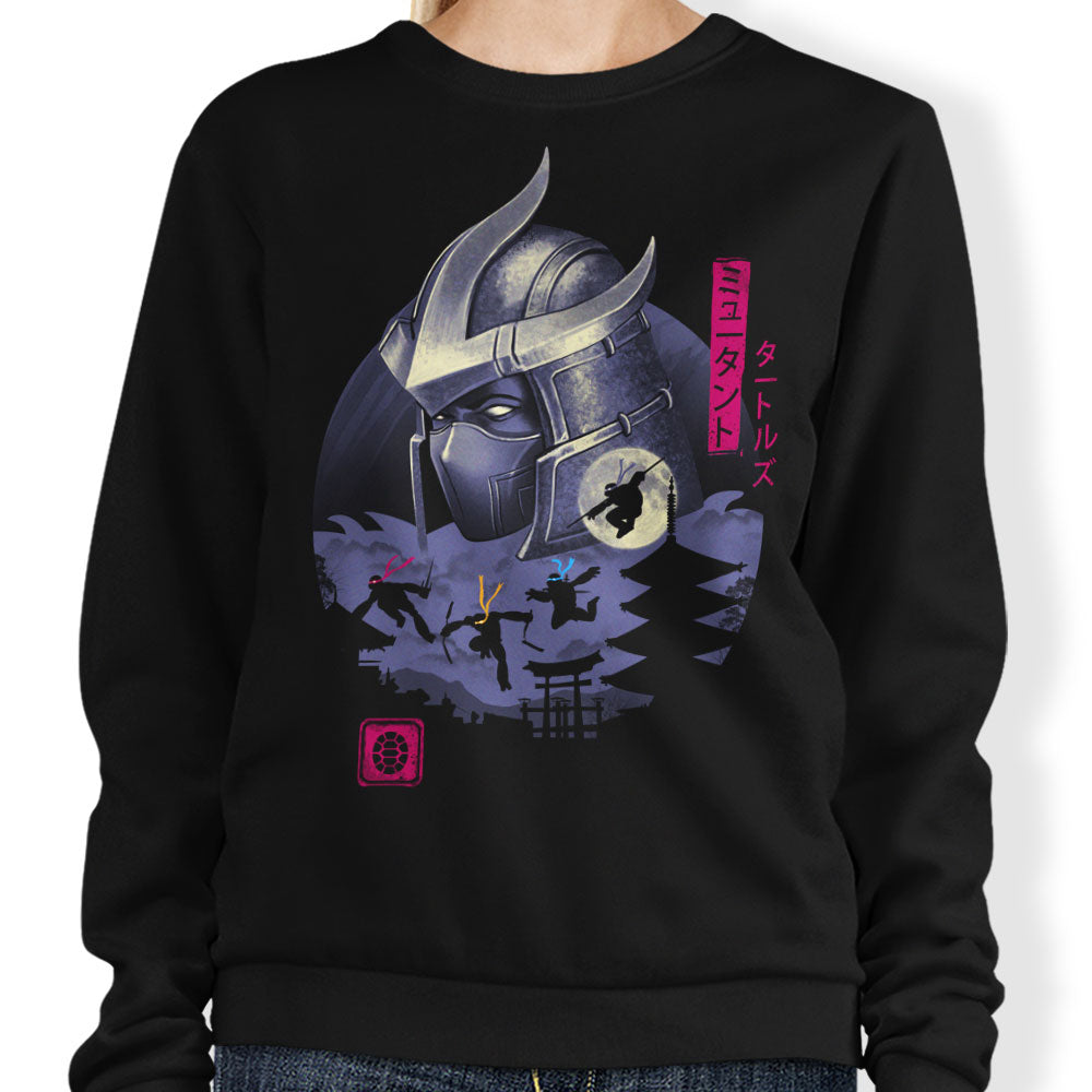 Turtles in Japan - Adult & Kids T-Shirts, Sweatshirts & Hoodies apparel design preview 1