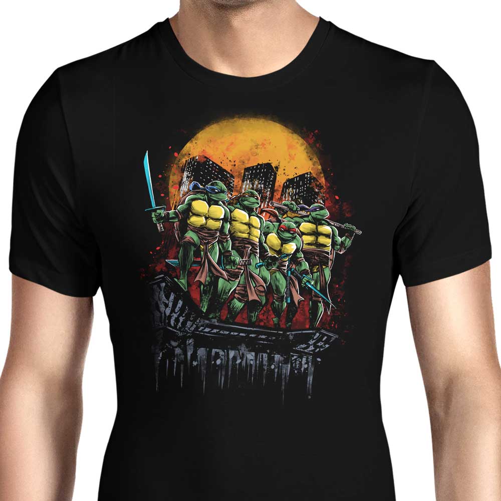 Turtles on the Roof Men's Apparel - Adult & Kids T-Shirts, Sweatshirts & Hoodies apparel design preview 1