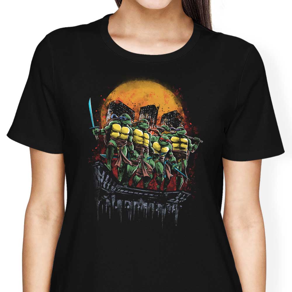 Turtles on the Roof Women's Apparel - Adult & Kids T-Shirts, Sweatshirts & Hoodies apparel design preview 1