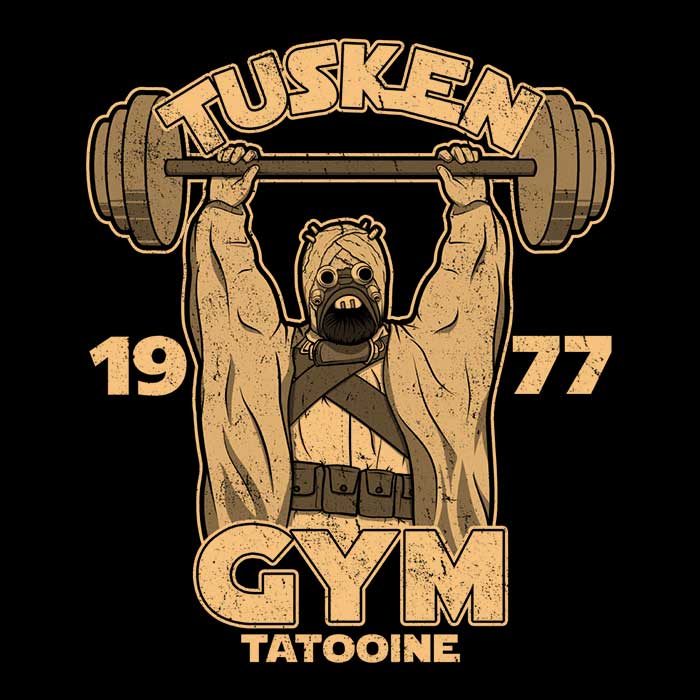 Tusken Gym Men's Apparel - Adult & Kids T-Shirts, Sweatshirts & Hoodies apparel design preview 2
