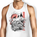 Twilight Sumi-e Tank Top - Adult & Kids T-Shirts, Sweatshirts & Hoodies apparel design preview 1