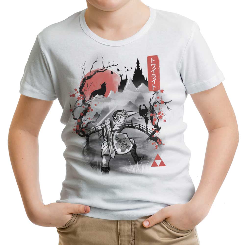Twilight Sumi-e Youth Apparel - Adult & Kids T-Shirts, Sweatshirts & Hoodies apparel design preview 1
