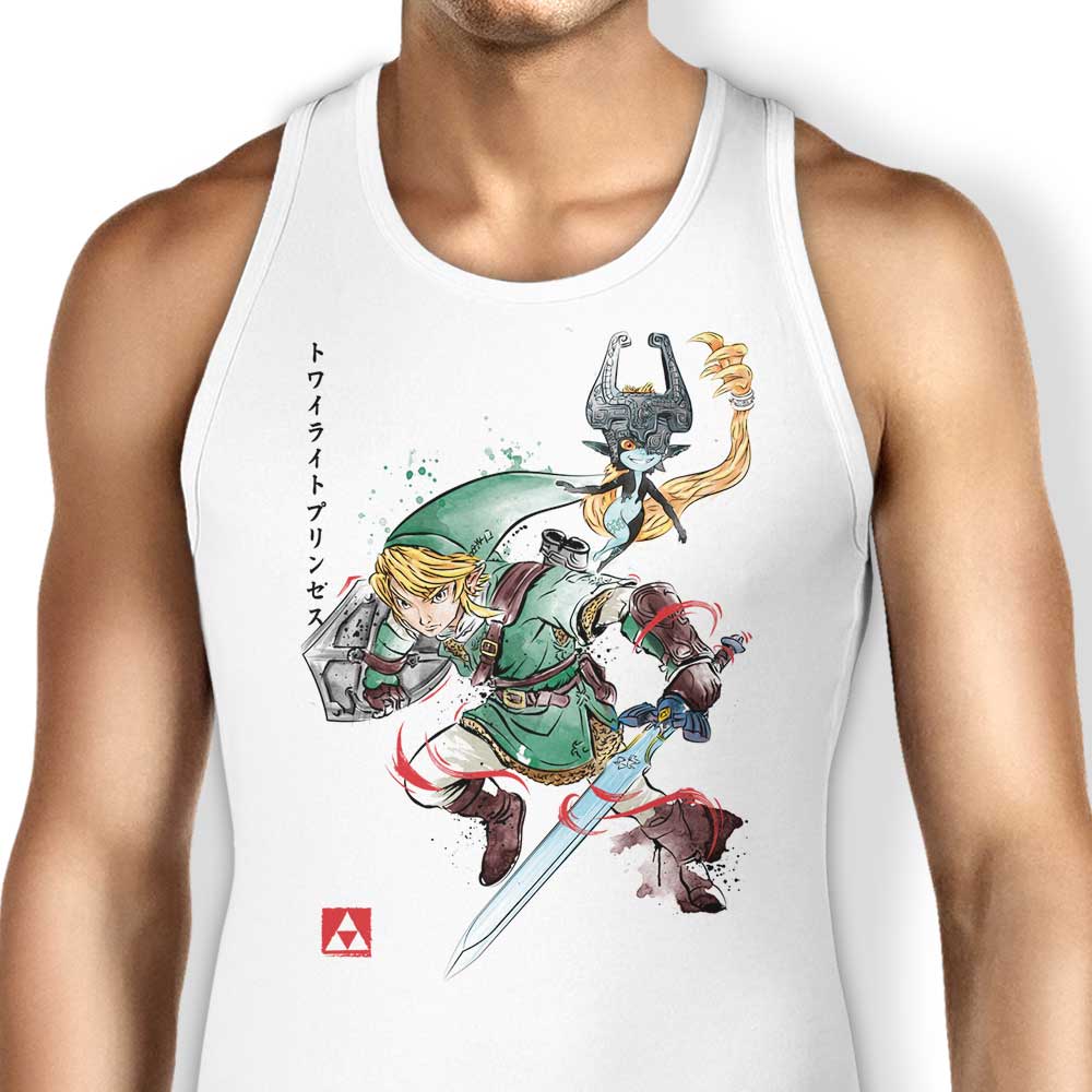 Twilight Watercolor Tank Top - Adult & Kids T-Shirts, Sweatshirts & Hoodies apparel design preview 1