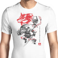 Twilight Wolf Sumi-e Men's Apparel - Adult & Kids T-Shirts, Sweatshirts & Hoodies apparel design preview 1