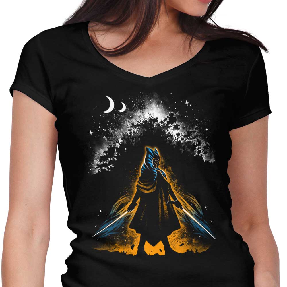Twin Blade Fulcrum Women's V-Neck - Adult & Kids T-Shirts, Sweatshirts & Hoodies apparel design preview 1