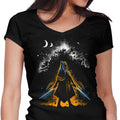Twin Blade Fulcrum Women's V-Neck - Adult & Kids T-Shirts, Sweatshirts & Hoodies apparel design preview 1