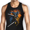 Twin White Blades Tank Top - Adult & Kids T-Shirts, Sweatshirts & Hoodies apparel design preview 1