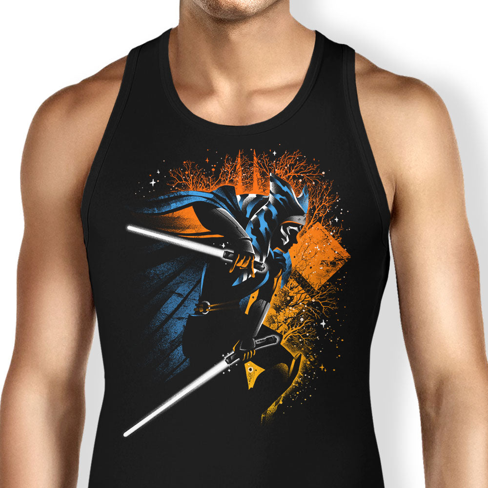 Twin White Blades Tank Top - Adult & Kids T-Shirts, Sweatshirts & Hoodies apparel design preview 1