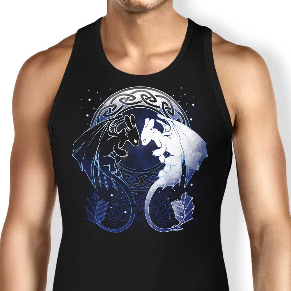 Two Dragons Tank Top - Adult & Kids T-Shirts, Sweatshirts & Hoodies apparel design preview 1