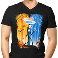 Two Worlds Men's V-Neck - Adult & Kids T-Shirts, Sweatshirts & Hoodies apparel design preview 1