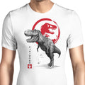 Tyrannosaurus Sumi-e Men's Apparel - Adult & Kids T-Shirts, Sweatshirts & Hoodies apparel design preview 1