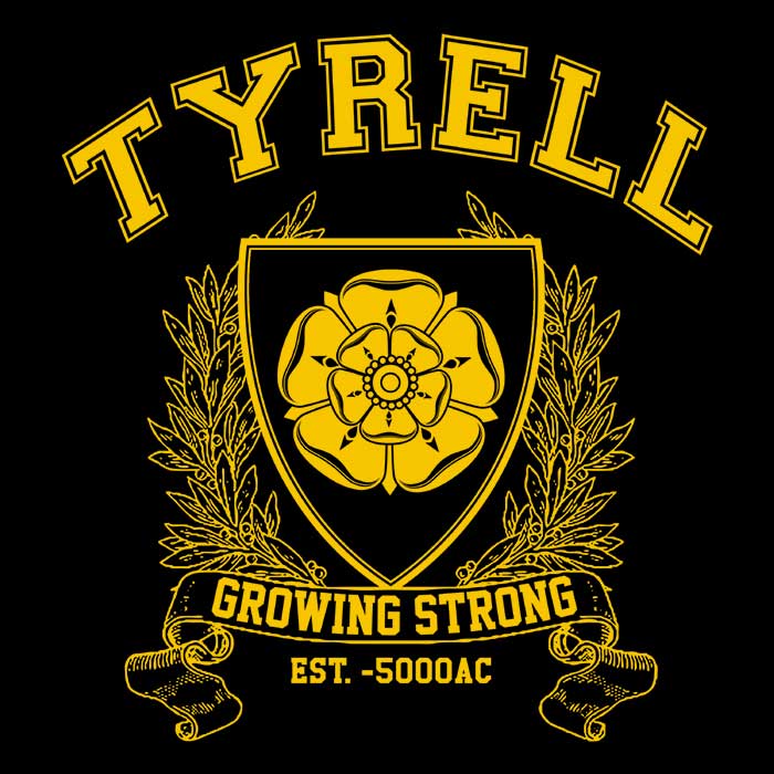 Tyrell University Men's Apparel - Adult & Kids T-Shirts, Sweatshirts & Hoodies apparel design preview 2