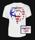 Country Life Outfitters USA American Flag Deer Skull - Adult & Kids T-Shirts, Sweatshirts & Hoodies apparel design preview 1