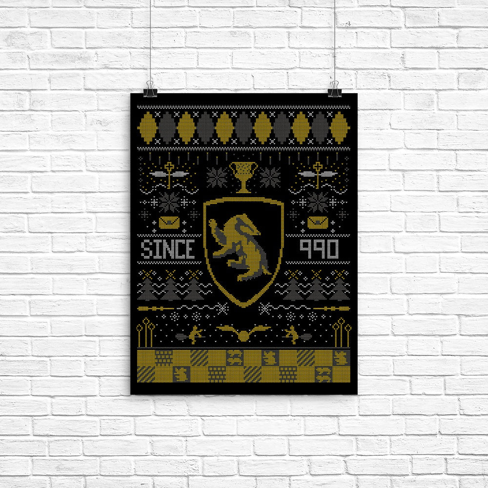 Ugly Badger Sweater Poster - Adult & Kids T-Shirts, Sweatshirts & Hoodies apparel design preview 1