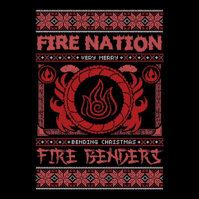 Ugly Fire Sweater Men's Apparel - Adult & Kids T-Shirts, Sweatshirts & Hoodies apparel design preview 2