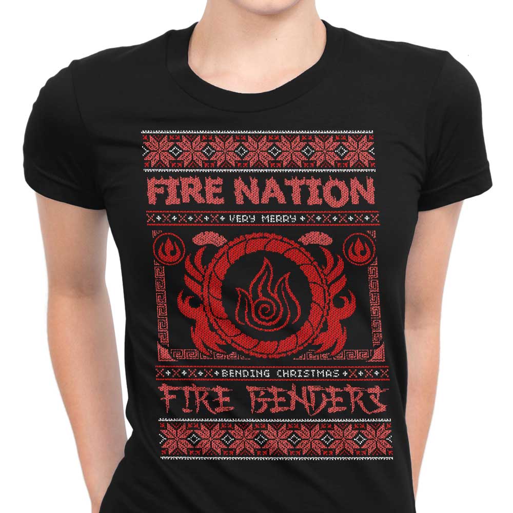 Ugly Fire Sweater Women's Apparel - Adult & Kids T-Shirts, Sweatshirts & Hoodies apparel design preview 1