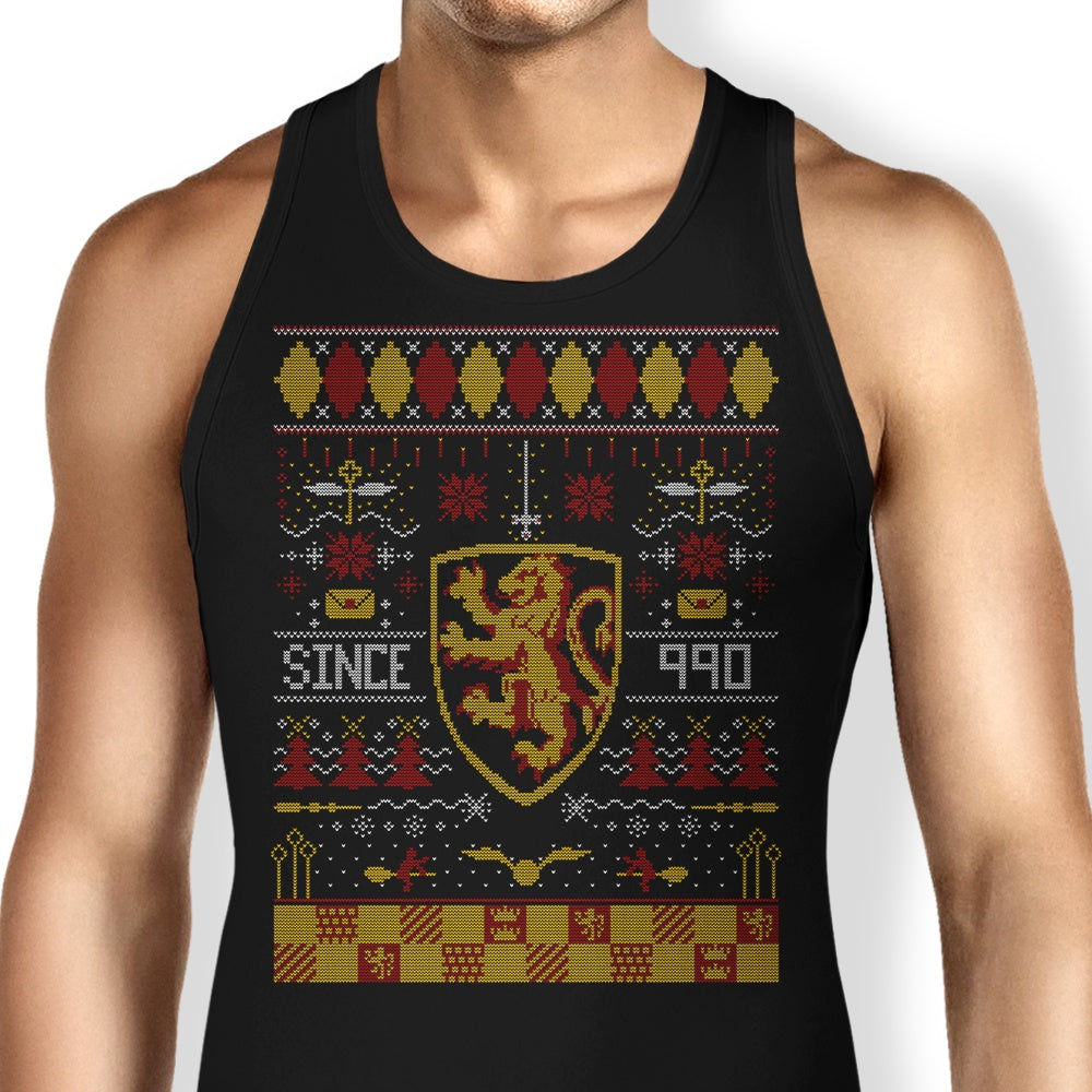 Ugly Lion Sweater Tank Top - Adult & Kids T-Shirts, Sweatshirts & Hoodies apparel design preview 1