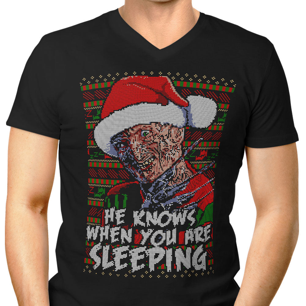 Ugly Nightmare Sweater Men's V-Neck - Adult & Kids T-Shirts, Sweatshirts & Hoodies apparel design preview 1