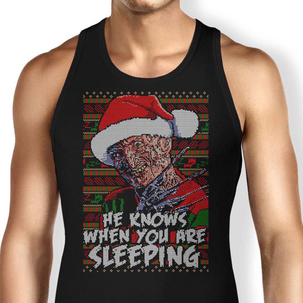 Ugly Nightmare Sweater Tank Top - Adult & Kids T-Shirts, Sweatshirts & Hoodies apparel design preview 1
