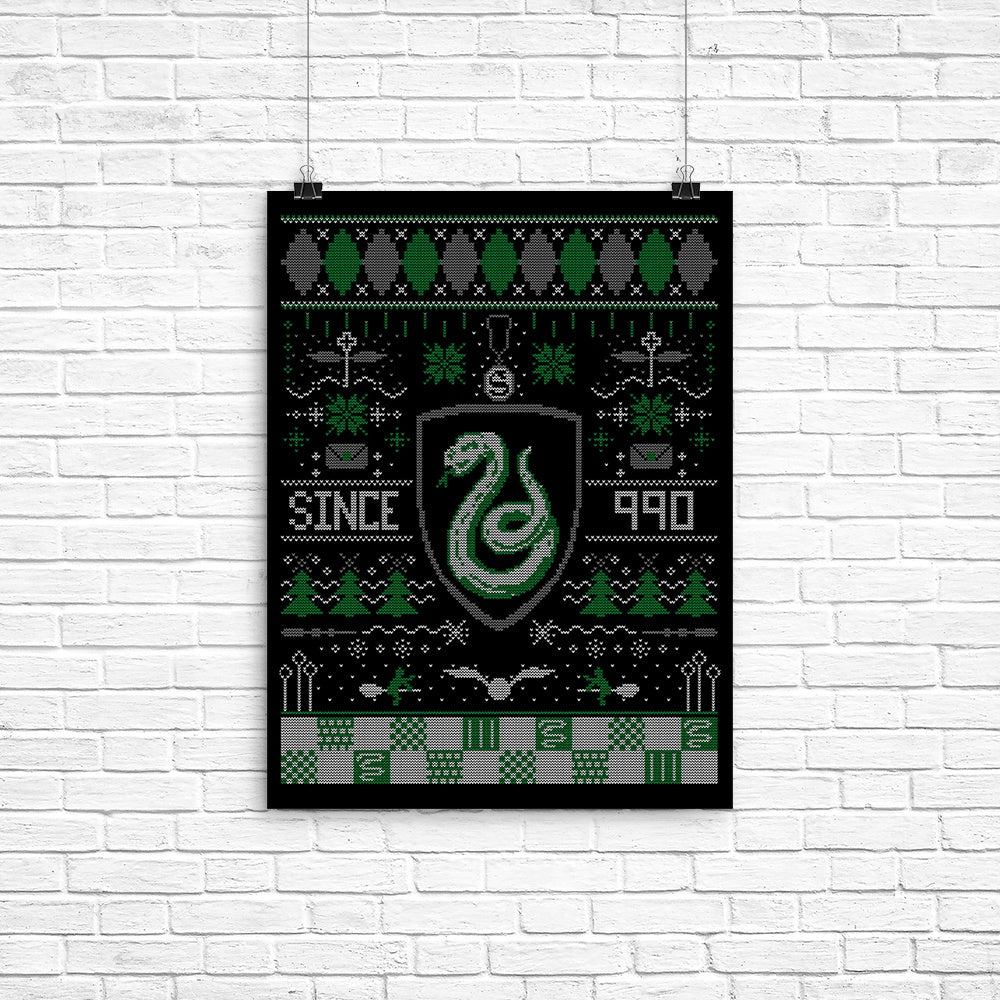 Ugly Serpent Sweater Poster - Adult & Kids T-Shirts, Sweatshirts & Hoodies apparel design preview 1