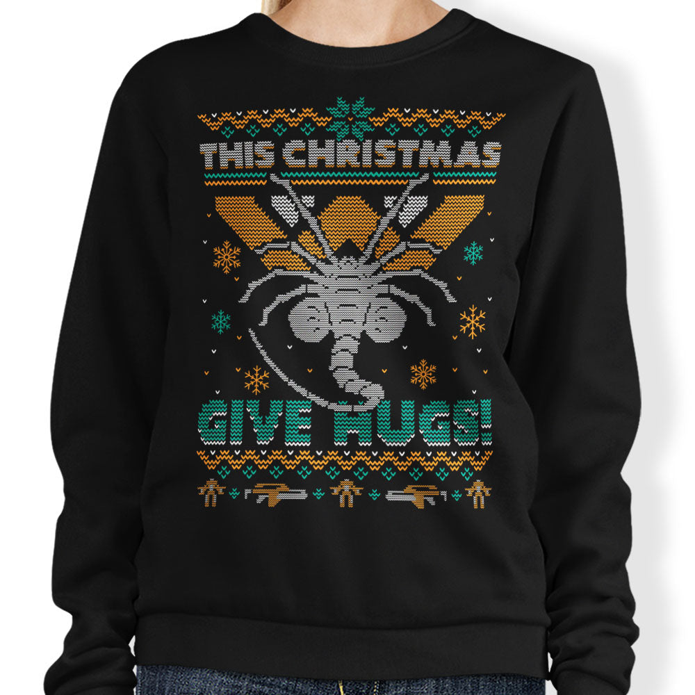 Ugly Xmas Hugs - Adult & Kids T-Shirts, Sweatshirts & Hoodies apparel design preview 1