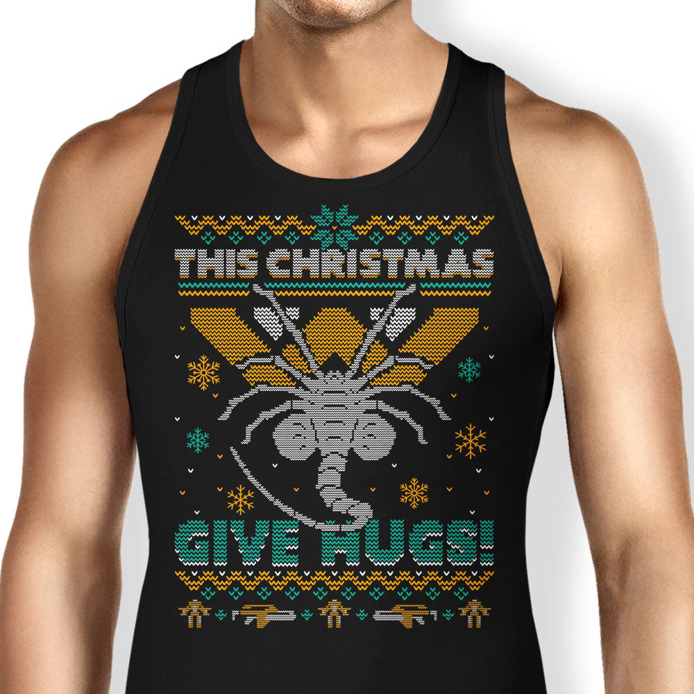 Ugly Xmas Hugs Tank Top - Adult & Kids T-Shirts, Sweatshirts & Hoodies apparel design preview 1