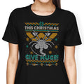 Ugly Xmas Hugs Women's Apparel - Adult & Kids T-Shirts, Sweatshirts & Hoodies apparel design preview 1
