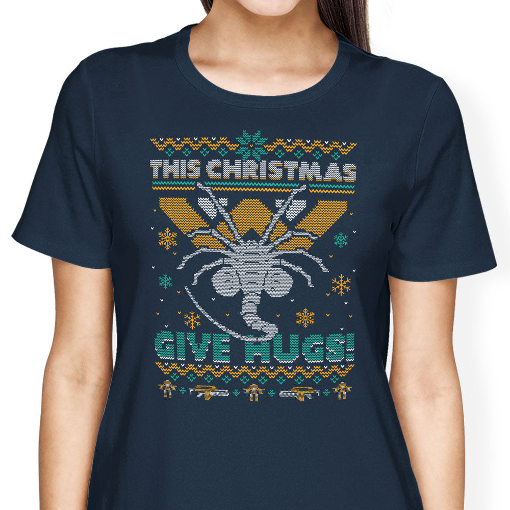 Ugly Xmas Hugs Women's Apparel - Adult & Kids T-Shirts, Sweatshirts & Hoodies apparel design preview 2