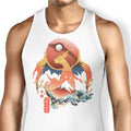 Ukiyo Fire Tank Top - Adult & Kids T-Shirts, Sweatshirts & Hoodies apparel design preview 1