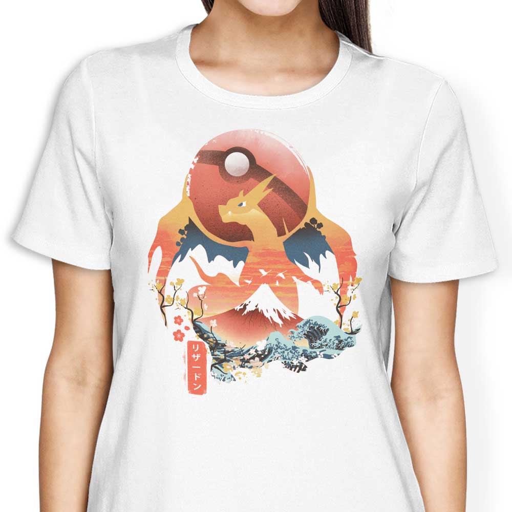 Ukiyo Fire Women's Apparel - Adult & Kids T-Shirts, Sweatshirts & Hoodies apparel design preview 2