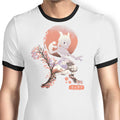 Ukiyo Psychic Ringer - Adult & Kids T-Shirts, Sweatshirts & Hoodies apparel design preview 1