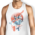 Ukiyo Water Tank Top - Adult & Kids T-Shirts, Sweatshirts & Hoodies apparel design preview 1