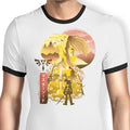 Ukiyo-e Courage Ringer - Adult & Kids T-Shirts, Sweatshirts & Hoodies apparel design preview 1
