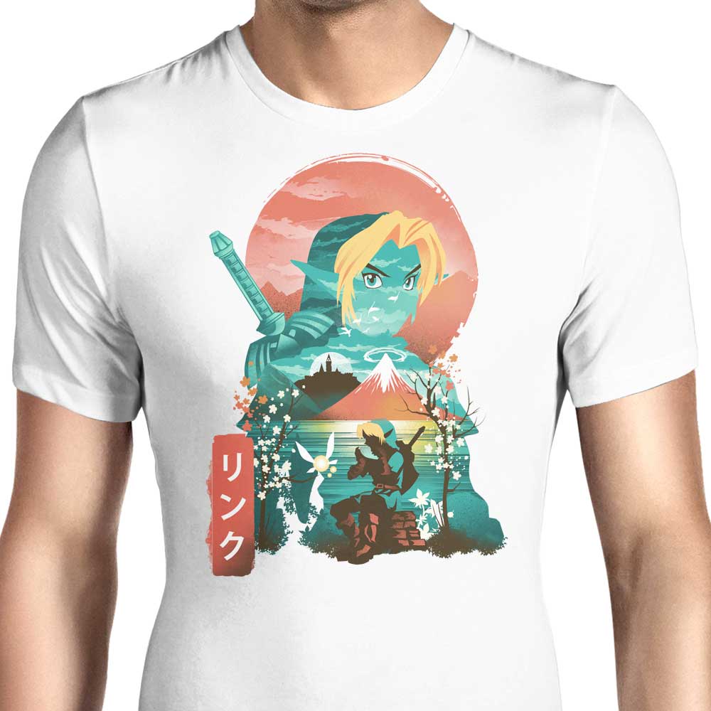 Ukiyo-e Ocarina Men's Apparel - Adult & Kids T-Shirts, Sweatshirts & Hoodies apparel design preview 1