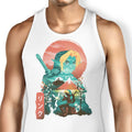Ukiyo-e Ocarina Tank Top - Adult & Kids T-Shirts, Sweatshirts & Hoodies apparel design preview 1