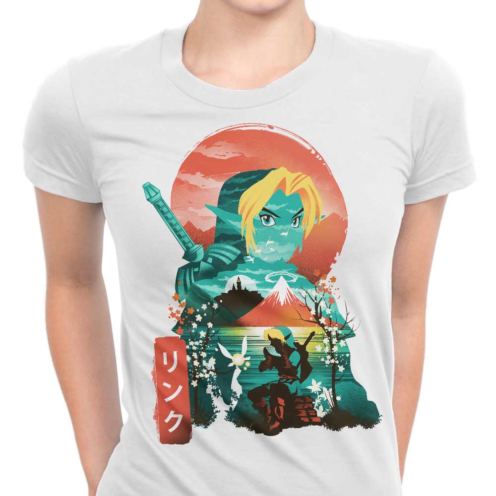 Ukiyo-e Ocarina Women's Apparel - Adult & Kids T-Shirts, Sweatshirts & Hoodies apparel design preview 1
